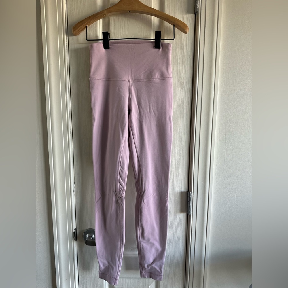 Lululemon Align full length Pink Leggings double lined.
